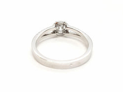 Bague Solitaire Or blanc Diamant - Castafiore