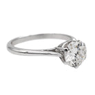 Bague Solitaire Or blanc Diamant - Castafiore