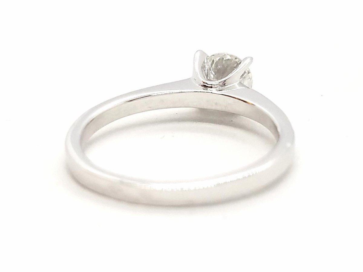 Bague Solitaire Or blanc Diamant - Castafiore