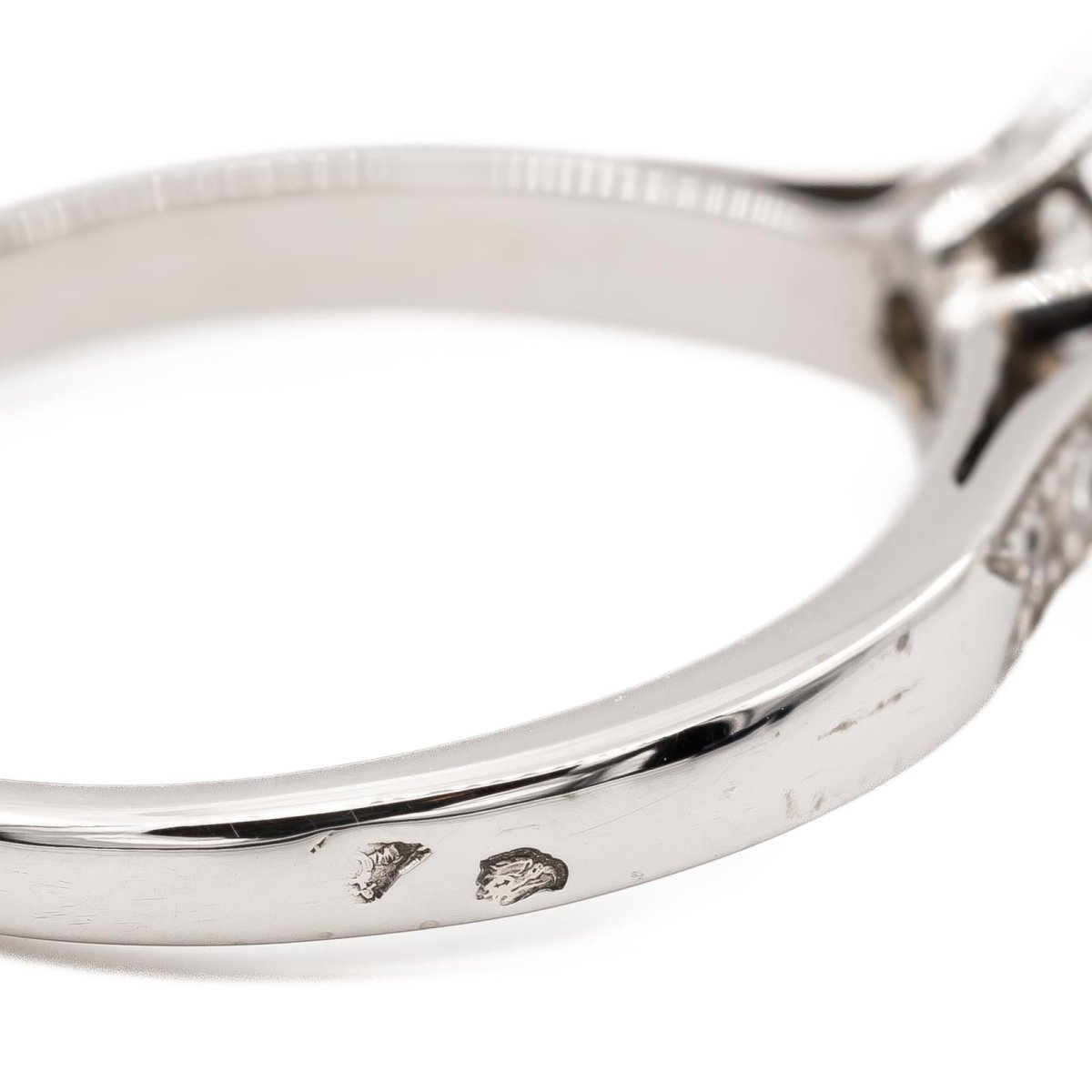 Bague Solitaire Or blanc Diamant - Castafiore