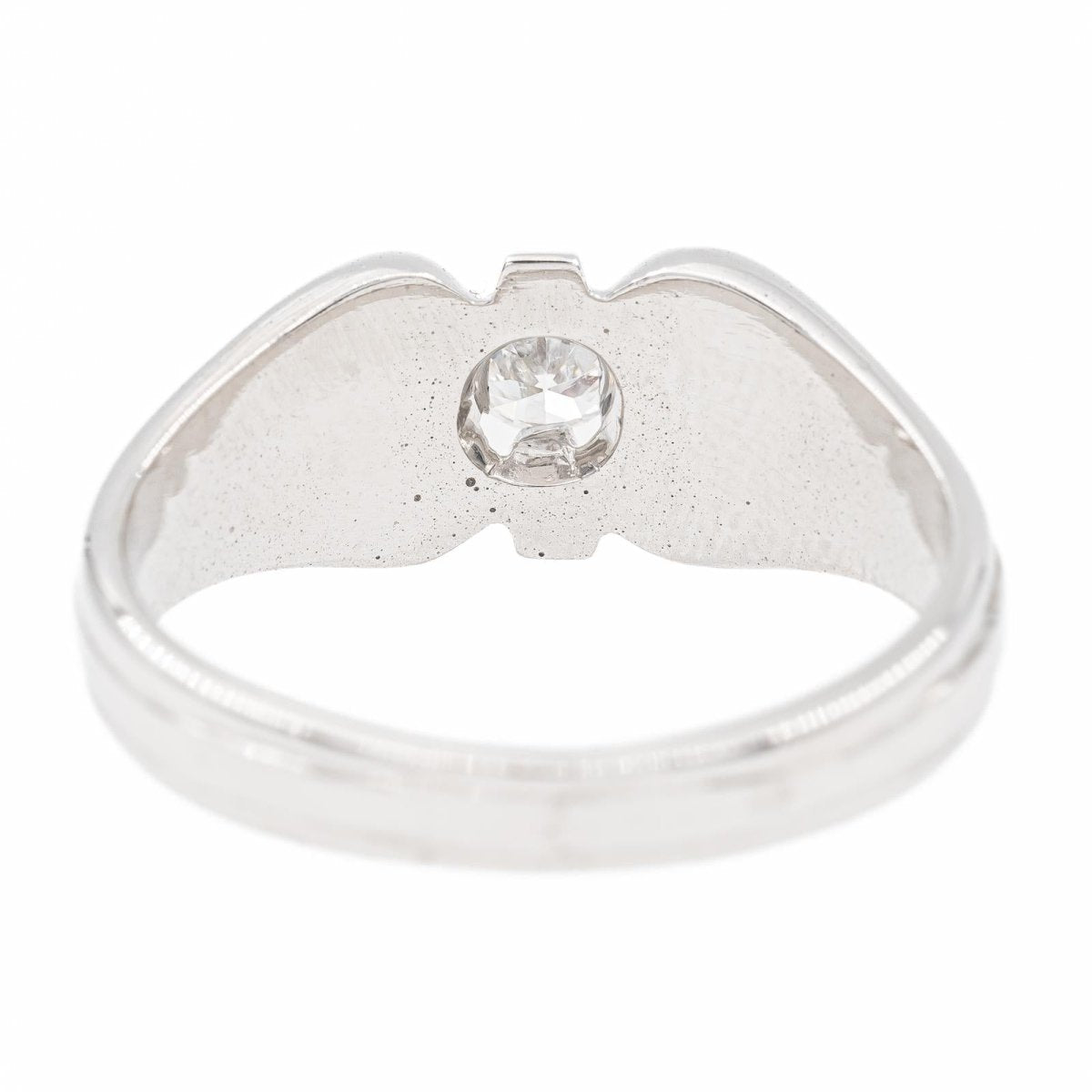 Bague Solitaire Or blanc Diamant - Castafiore