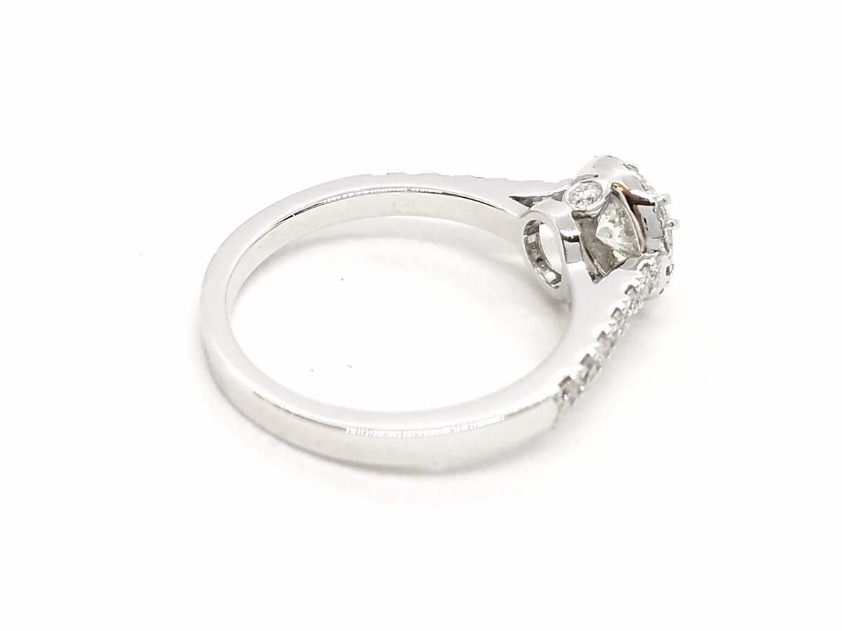 Bague Solitaire Or blanc Diamant - Castafiore