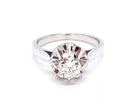 Bague Solitaire Or blanc Diamant - Castafiore