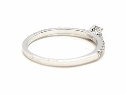 Bague Solitaire Or blanc Diamant - Castafiore