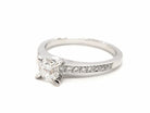 Bague Solitaire Or blanc Diamant - Castafiore