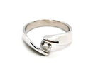 Bague Solitaire Or blanc Diamant - Castafiore