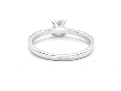 Bague Solitaire Or blanc Diamant - Castafiore