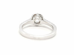 Bague Solitaire Or blanc Diamant - Castafiore