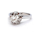 Bague Solitaire Or blanc Diamant - Castafiore