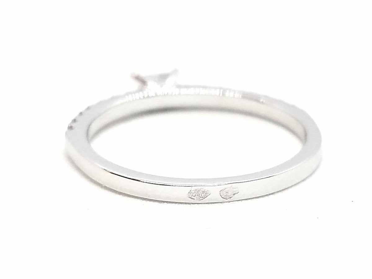 Bague Solitaire Or blanc Diamant - Castafiore