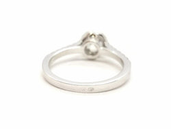 Bague Solitaire Or blanc Diamant - Castafiore