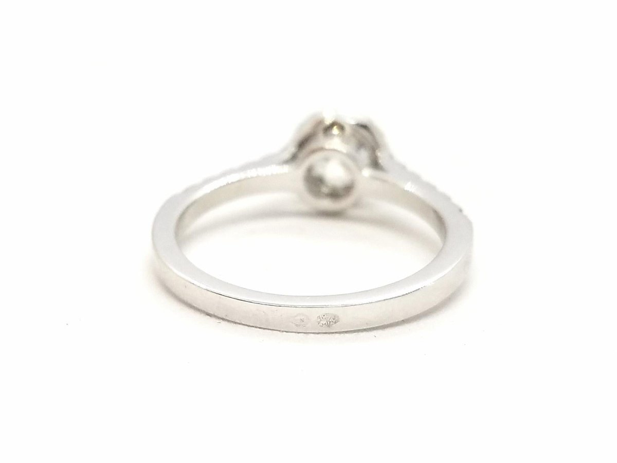 Bague Solitaire Or blanc Diamant - Castafiore