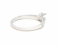 Bague Solitaire Or blanc Diamant - Castafiore