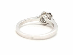 Bague Solitaire Or blanc Diamant - Castafiore