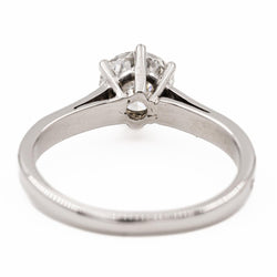 Bague Solitaire Or blanc Diamant - Castafiore