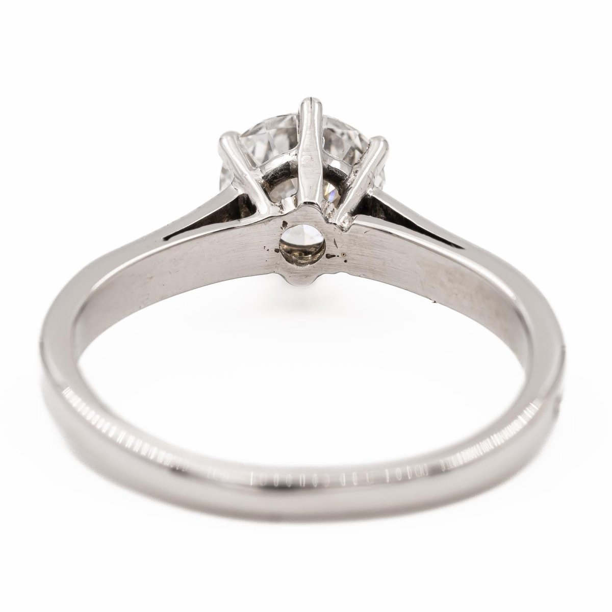 Bague Solitaire Or blanc Diamant - Castafiore