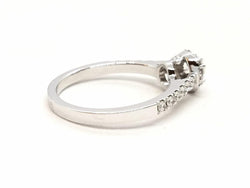 Bague Solitaire Or blanc Diamant - Castafiore