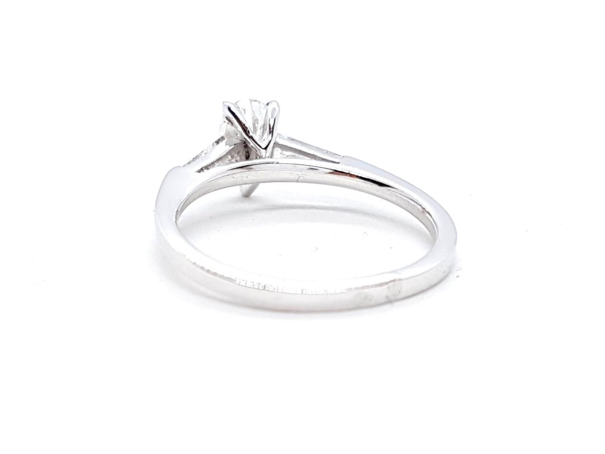 Bague Solitaire Or blanc Diamant - Castafiore