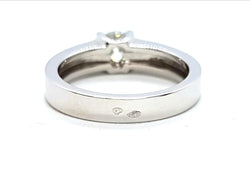 Bague Solitaire Or blanc Diamant - Castafiore
