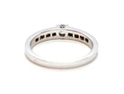 Bague Solitaire Or blanc Diamant - Castafiore