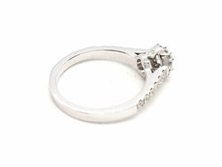 Bague Solitaire Or blanc Diamant - Castafiore