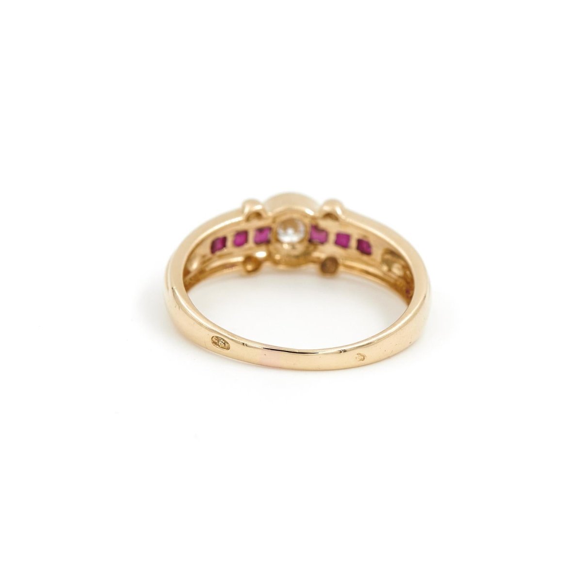 Bague Solitaire Or jaune Diamant - Castafiore