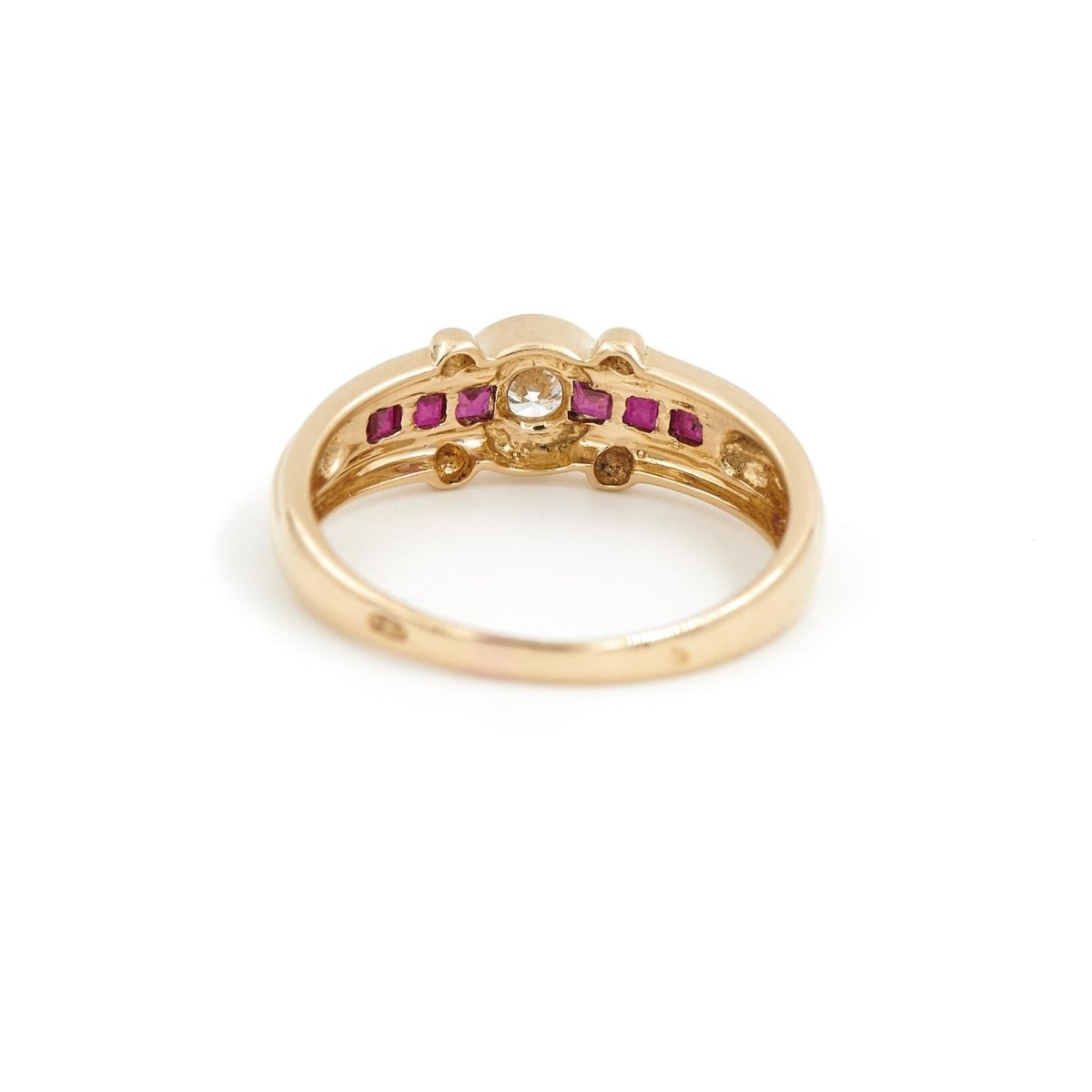 Bague Solitaire Or jaune Diamant - Castafiore