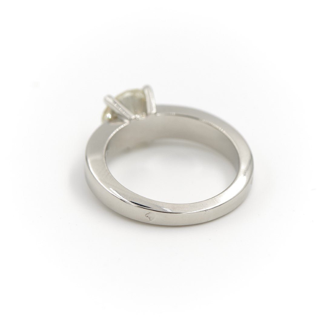 Bague Solitaire Platine Diamant - Castafiore