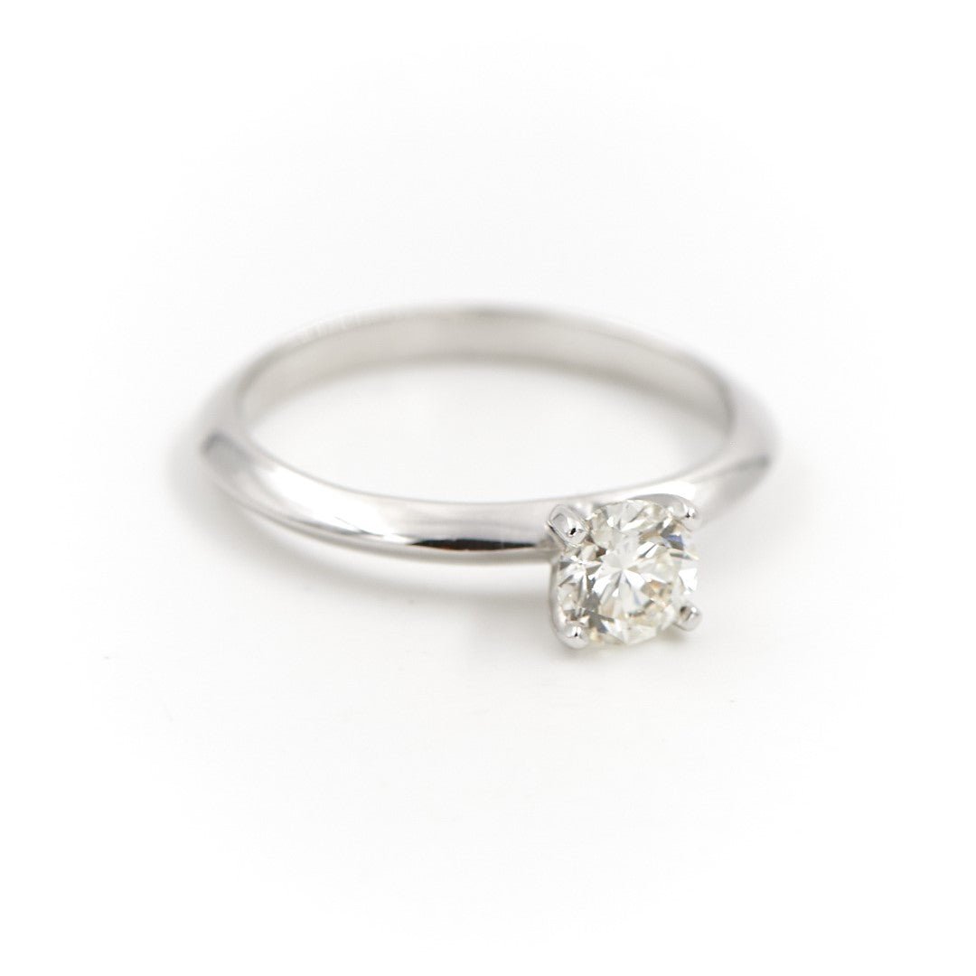 Bague Solitaire Platine Diamant - Castafiore