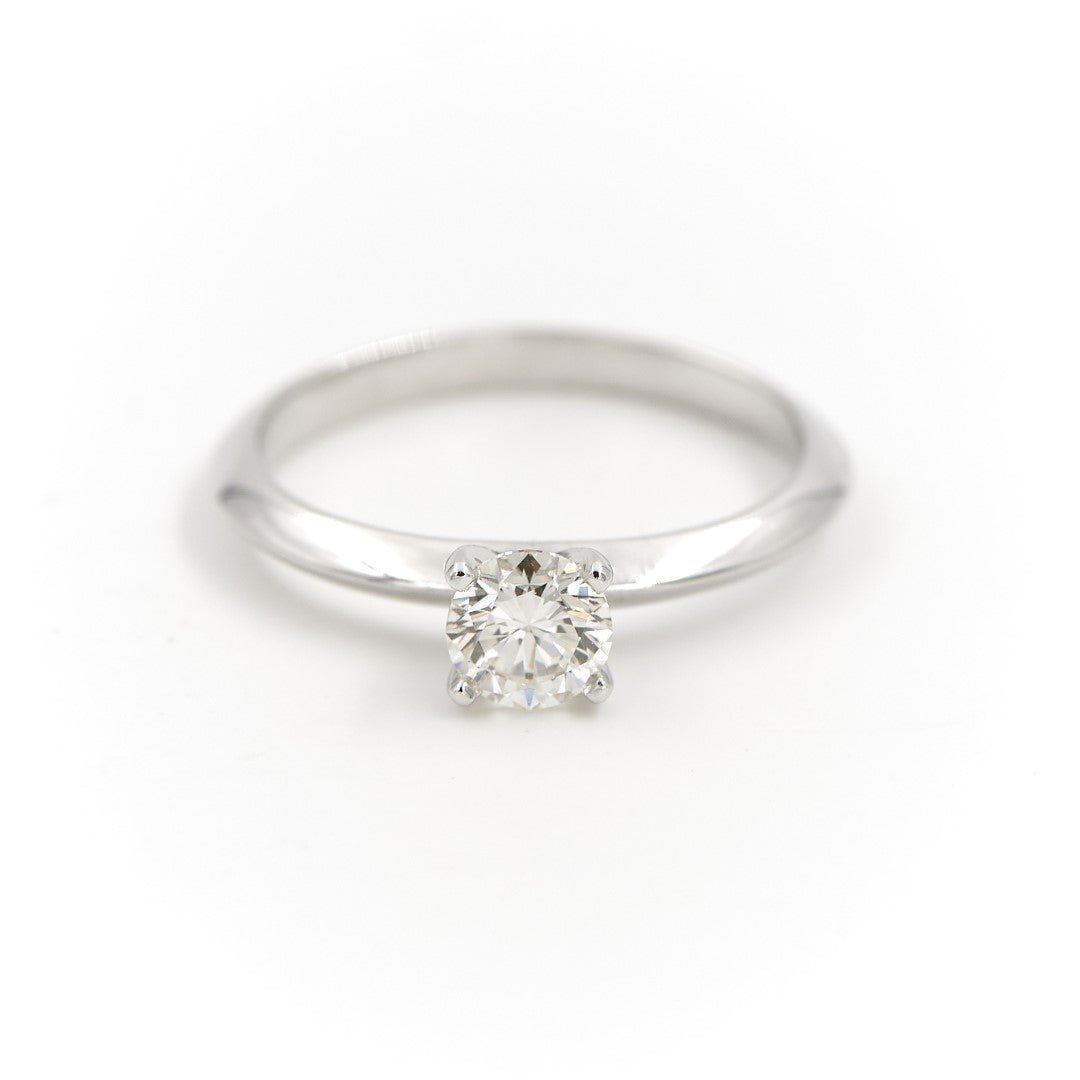 Bague Solitaire Platine Diamant - Castafiore