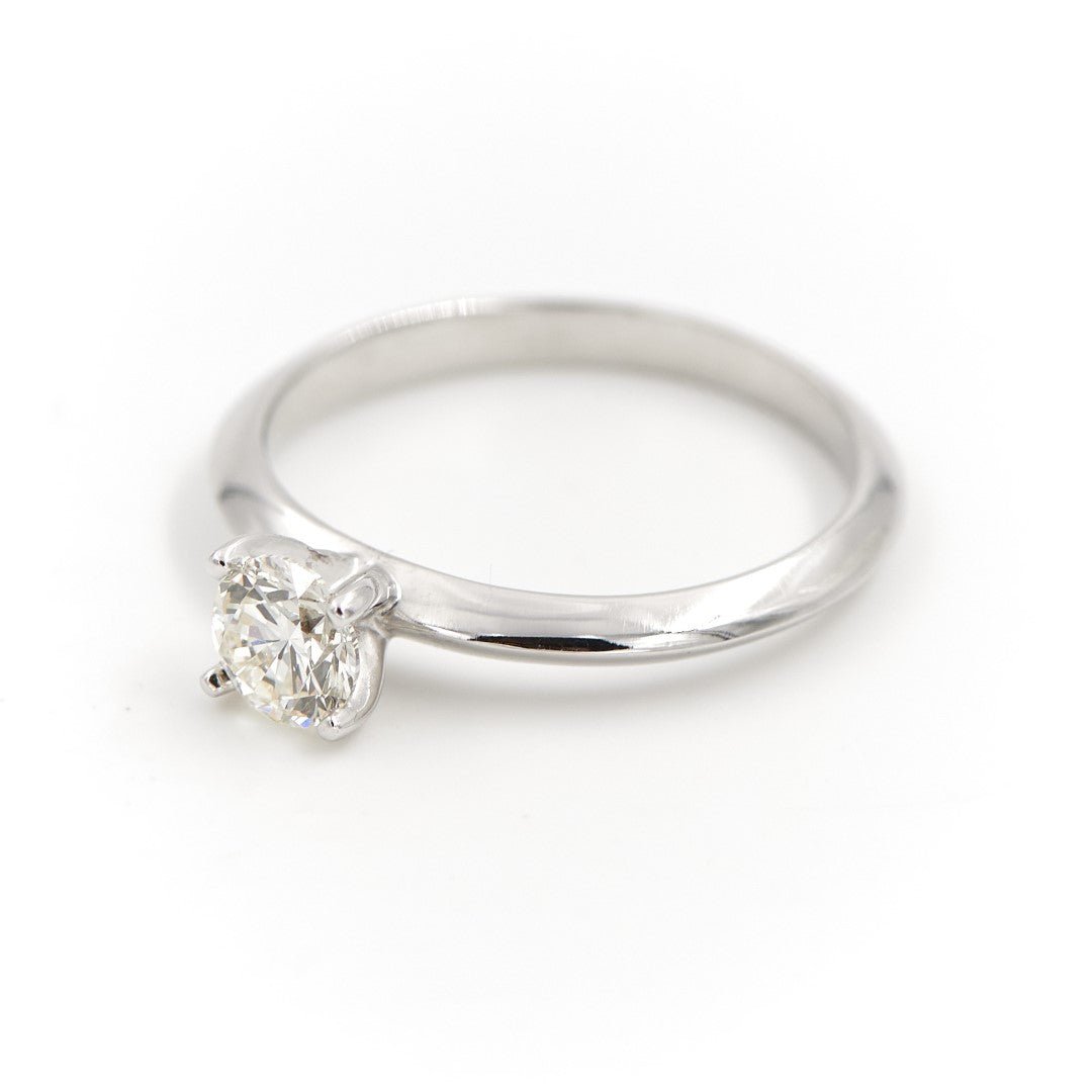 Bague Solitaire Platine Diamant - Castafiore
