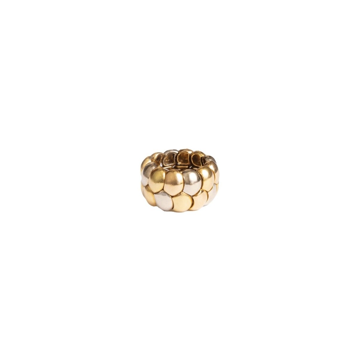 Bague Souple en or jaune, rose et blanc - Castafiore