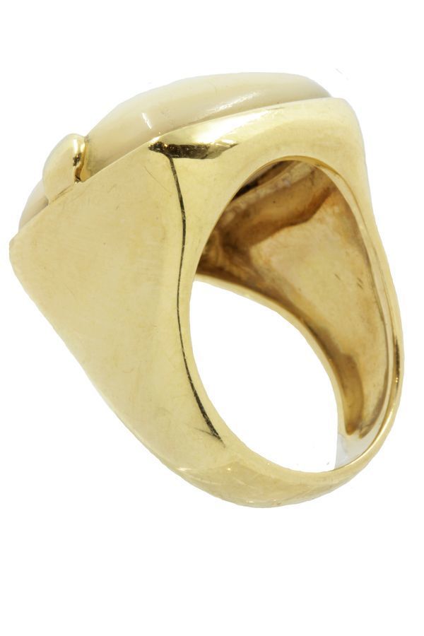 BAGUE STYLE CHEVALIÈRE NACRE - Castafiore