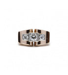 Bague TANK - Or et Diamants - Castafiore