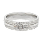 Bague TIFFANY & CO. "T de Tiffany" en or blanc et diamants - Castafiore