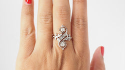 Bague Toi Et Moi En Or Bicolore Et Diamants - Castafiore