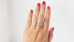 Bague Toi Et Moi En Or Bicolore Et Diamants - Castafiore