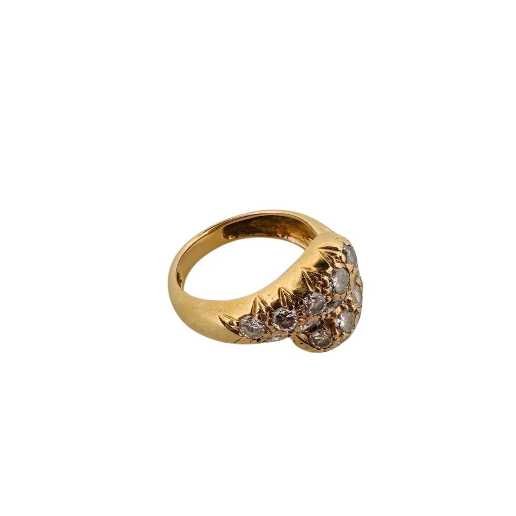 Bague Toi et moi en or jaune et diamants - Castafiore