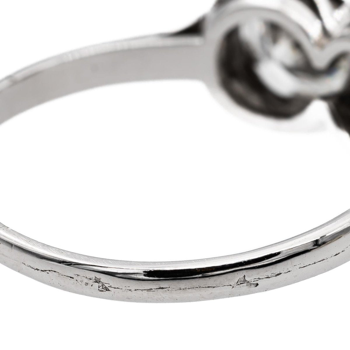 Bague Toi et Moi en platine et diamant - Castafiore