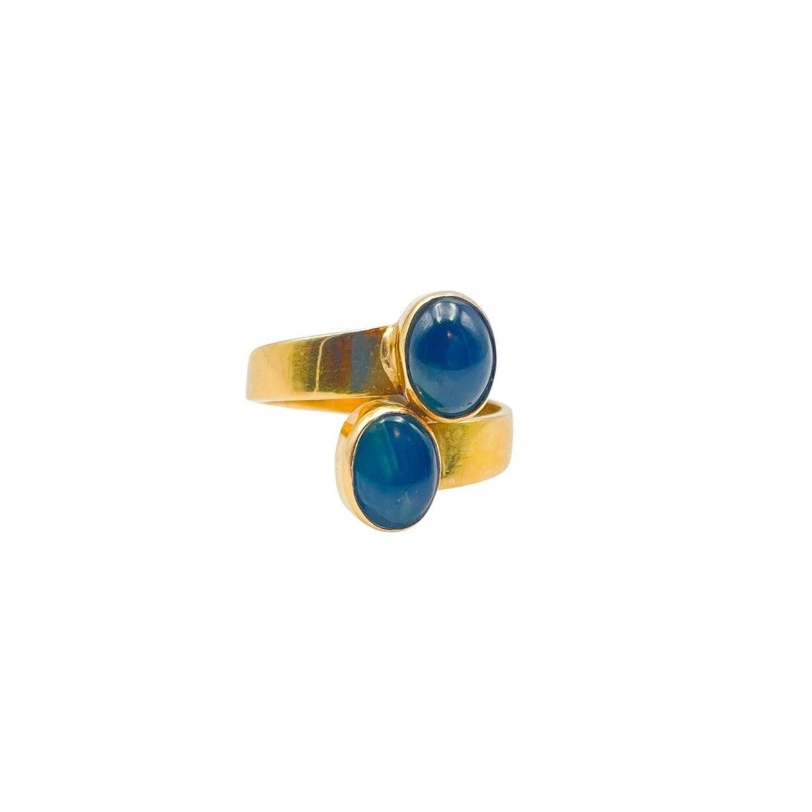 Bague Toi et Moi Saphirs Etoilés - Castafiore