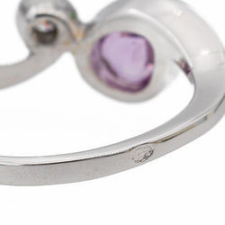 Bague Toi & Moi Or blanc Saphir - Castafiore