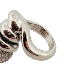 BAGUE "TOURBILLON" DE GRISOGONO OR & DIAMANTS - Castafiore