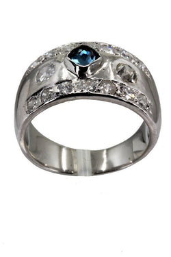 BAGUE TOURMALINE ET DIAMANTS - Castafiore