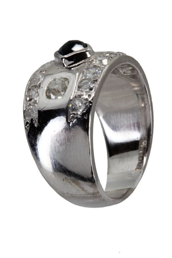 BAGUE TOURMALINE ET DIAMANTS - Castafiore