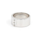 Bague Trilogie Or blanc Diamant - Castafiore