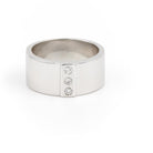 Bague Trilogie Or blanc Diamant - Castafiore