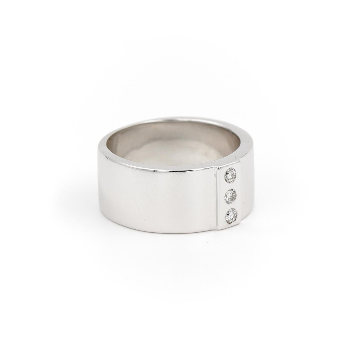 Bague Trilogie Or blanc Diamant - Castafiore