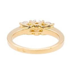 Bague Trilogie Or jaune Diamant - Castafiore