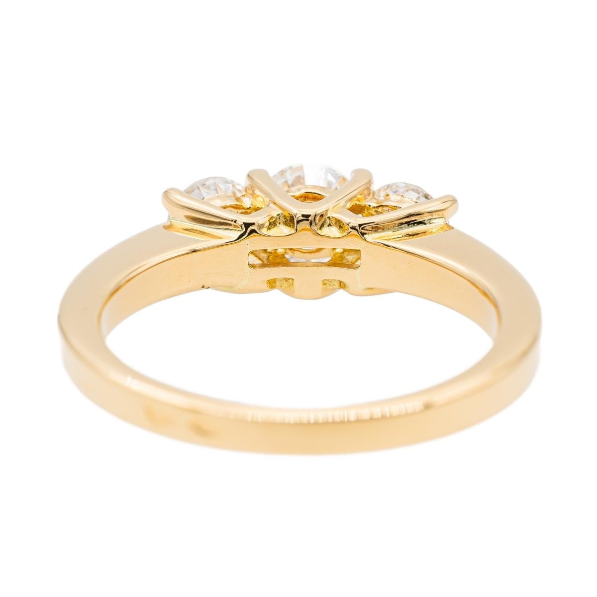 Bague Trilogie Or jaune Diamant - Castafiore