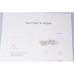 Bague VAN CLEEF & ARPELS "Cosmos" en or blanc ornée de 53 diamants - Castafiore
